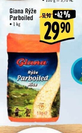 Giana Rýže Parboiled
