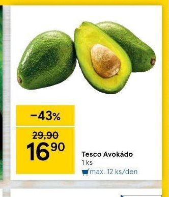 Tesco Avokádo