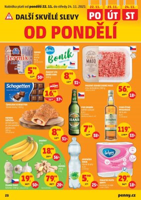 akční leták Penny Market 18.11.2021-24.11.2021