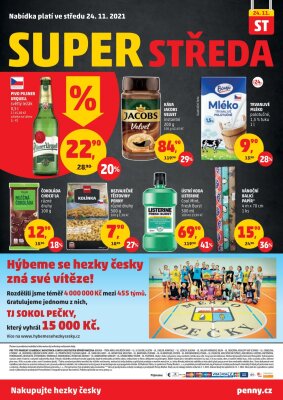 akční leták Penny Market 18.11.2021-24.11.2021
