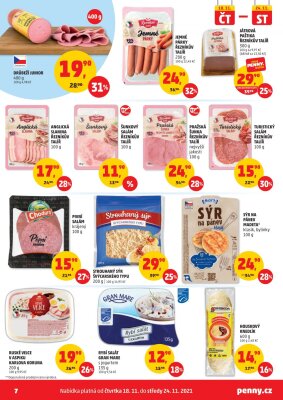 akční leták Penny Market 18.11.2021-24.11.2021