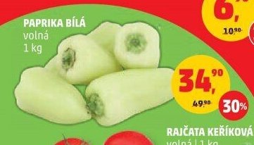 Paprika bílá