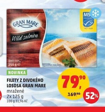 FILETY Z DIVOKÉHO LOSOSA GRAN MARE