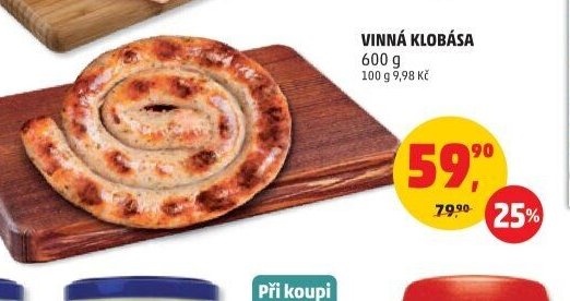 Vinná klobása 600 g