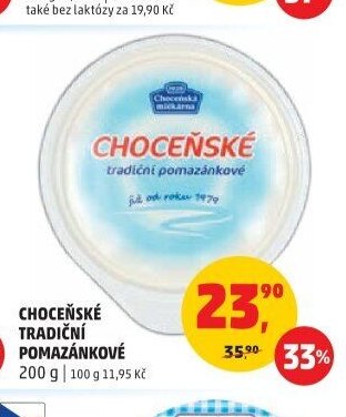 CHOCEŇSKÉ TRADIČNÍ POMAZÁNKOVÉ 200 g