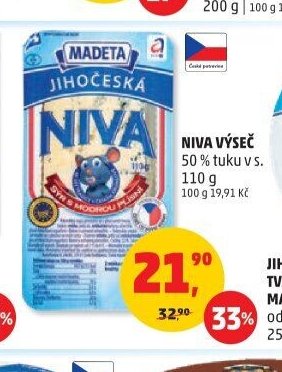 NIVA VÝSEČ 110 g