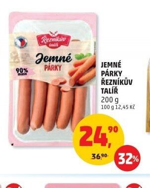 JEMNÉ PÁRKY ŘEZNÍKŮV TALÍŘ