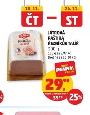 JÁTROVÁ PAŠTIKA ŘEZNÍKŮV TALÍŘ