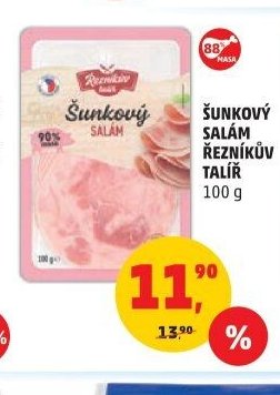 ŠUNKOVÝ SALÁM ŘEZNÍKŮV TALÍŘ