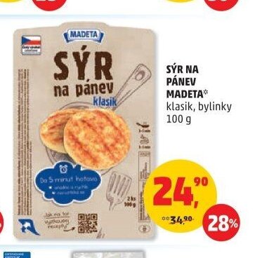 SÝR NA PÁNEV MADETA
