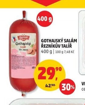 Gothajský salám Řezníkův talíř
