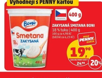 Zakysaná smetana Boni