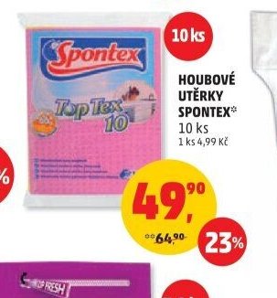 HOUBOVÉ UTĚRKY SPONTEX 10 ks