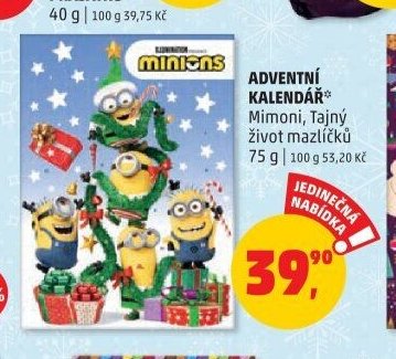 ADVENTNÍ KALENDÁŘ Mimoni, Tajný život mazlíčků