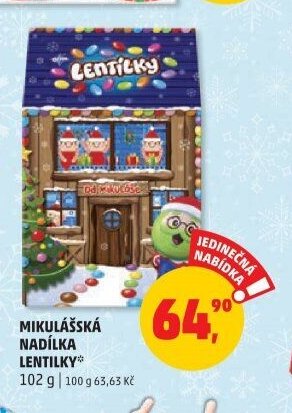 MIKULÁŠSKÁ NADÍLKA LENTILKY