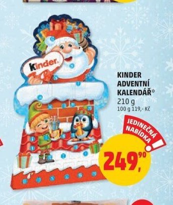 KINDER ADVENTNÍ KALENDÁŘ