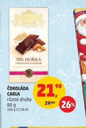 ČOKOLÁDA CARLA
