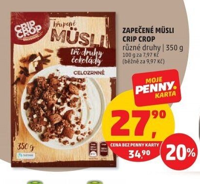 Zapečené müsli Crip Crop