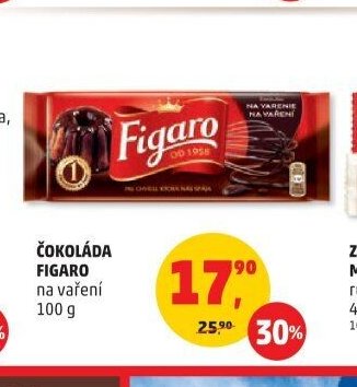 Čokoláda Figaro na vaření