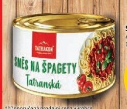 Tatrakon Směs na špagety 400g
