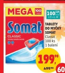 Somat Classic tablety do myčky 100ks