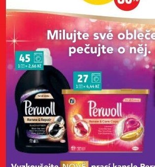 Perwoll gel, kapsle