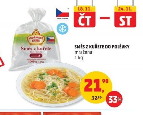 SMĚS Z KUŘETE DO POLÉVKY