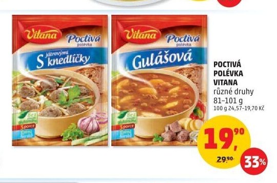 POCTIVÁ POLÉVKA VITANA