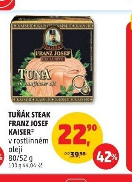 TUŇÁK STEAK FRANZ JOSEF KAISER