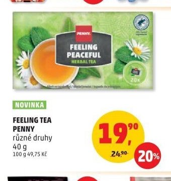 Feeling Tea Penny různé druhy