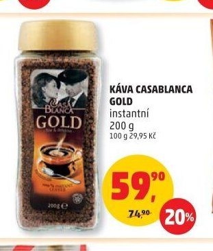 Káva Casablanca Gold instantní