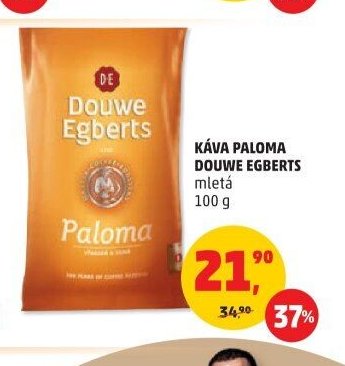 Káva Paloma Douwe Egberts mletá