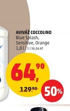AVIVÁŽ COCCOLINO Blue Splash, Sensitive, Orange