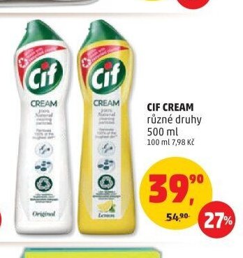 CIF CREAM různé druhy