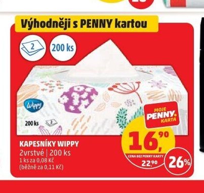 KAPESNÍKY WIPPY 2vrstvé