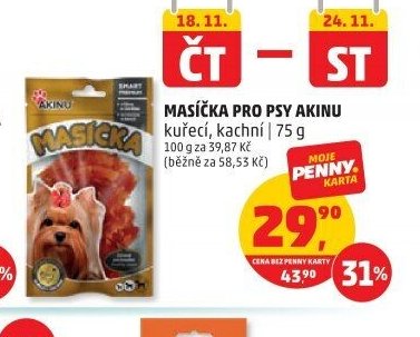MASÍČKA PRO PSY AKINU