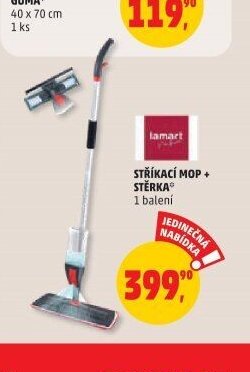 STŘÍKACÍ MOP + STĚRKA
