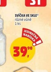 SVÍČKA VE SKLE