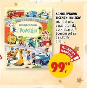 SAMOLEPKOVÁ LICENČNÍ KNIŽKA