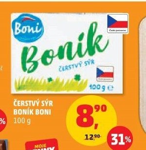 Čerstvý sýr Bonik Boni