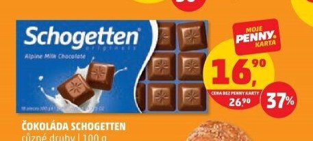 Čokoláda Schogetten