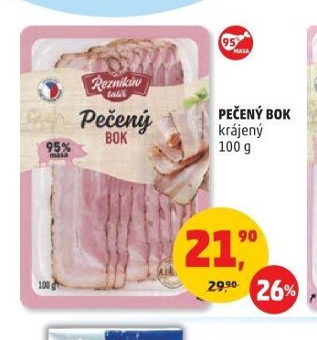 Pečený bok krájený