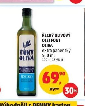 Řecký olivový olej Font Oliva