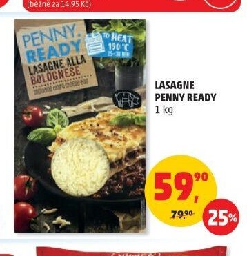 Lasagne Penny Ready