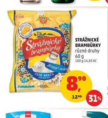 Strážnické brambůrky různé druhy