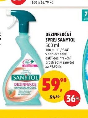 Dezinfekční sprej Sanytol
