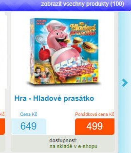 Hra - Hladové prasátko
