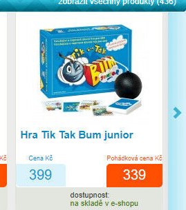Hra Tik Tak Bum junior