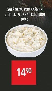 Salámová pomazánka s chilli a jarní cibulkou 100 g