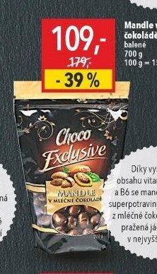 Mandle v mléčné čokoládě